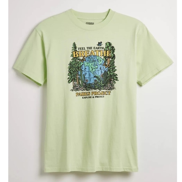 Parks Project Tops - NWOT Parks Project Feel The Earth Tee Size Large